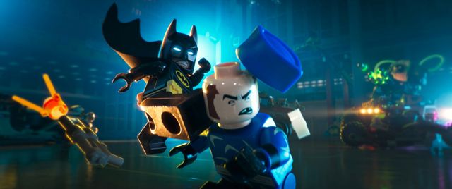Screenshot van vechtscène uit The LEGO Batman Movie Screenshot van vechtscène uit The LEGO Batman Movie
